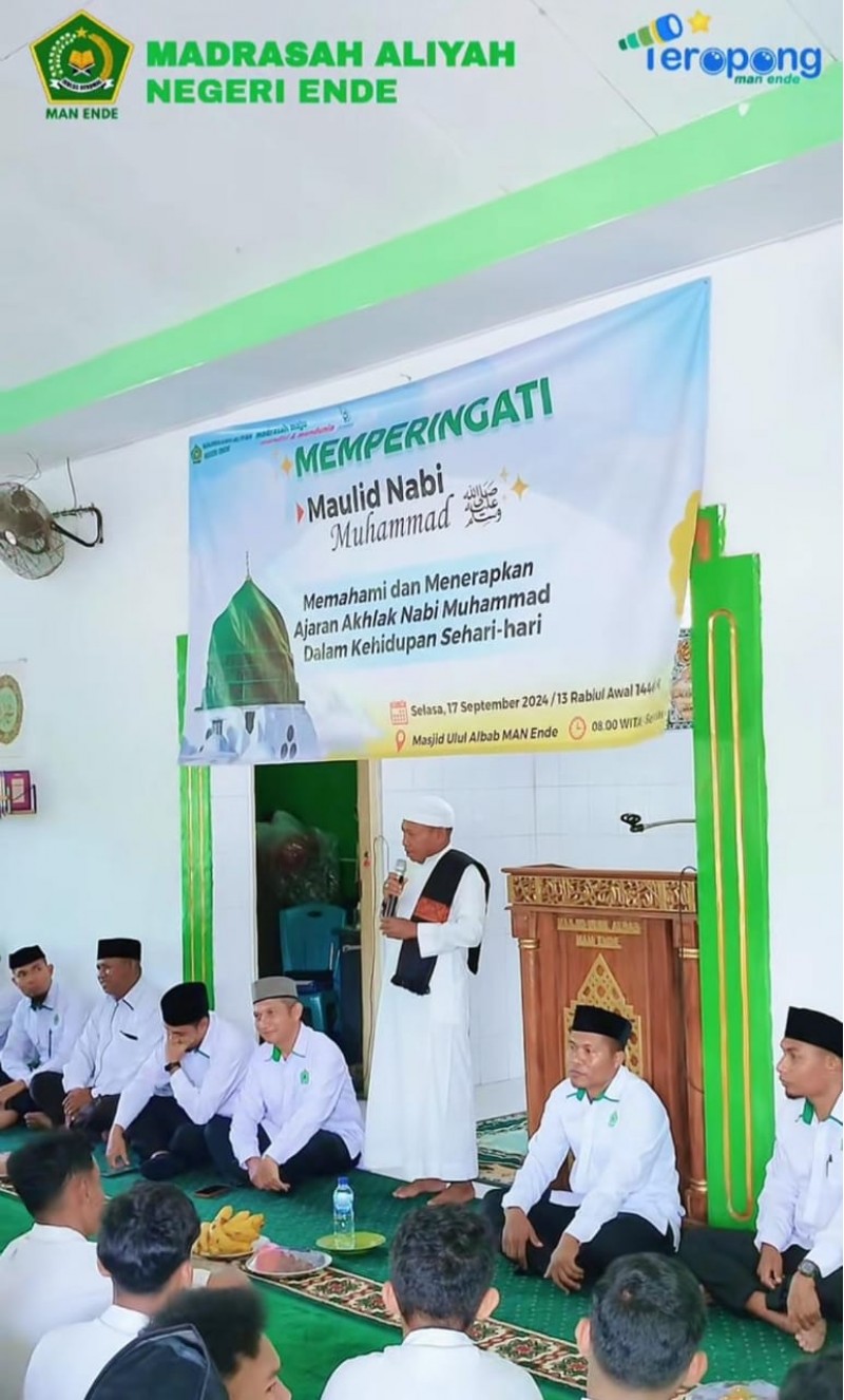 Kelbes MAN Ende Peringati Maulid Nabi Muhammad SAW 1446H